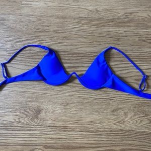 Royal blue bikini top